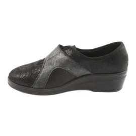 Befado Damenschuhe pu 032D002 schwarz grau 2