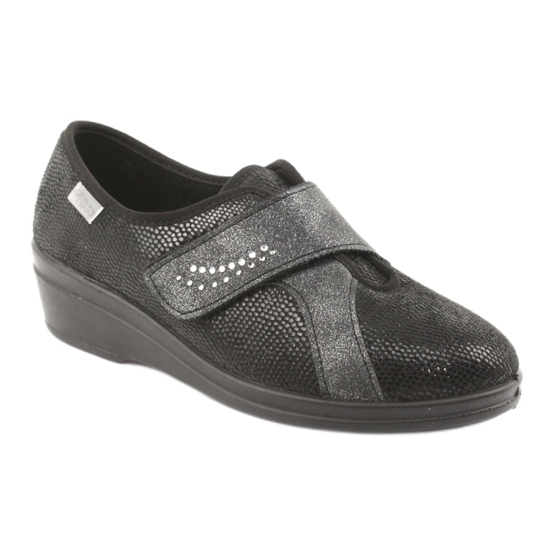 Befado Damenschuhe pu 032D002 schwarz grau 1