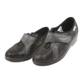 Befado Damenschuhe pu 032D002 schwarz grau 3