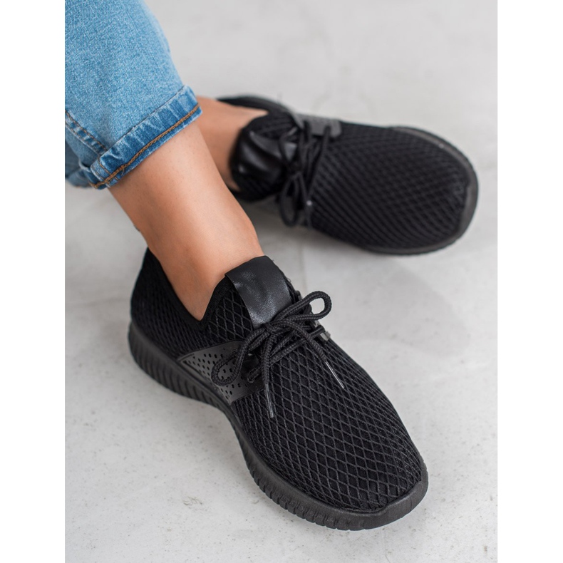 SHELOVET Textile Sportschuhe schwarz 1