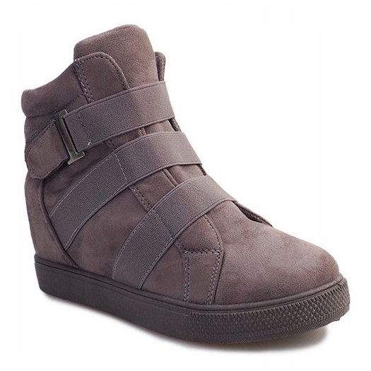 Turnschuhe mit Gummizug XY-297 Grau 1