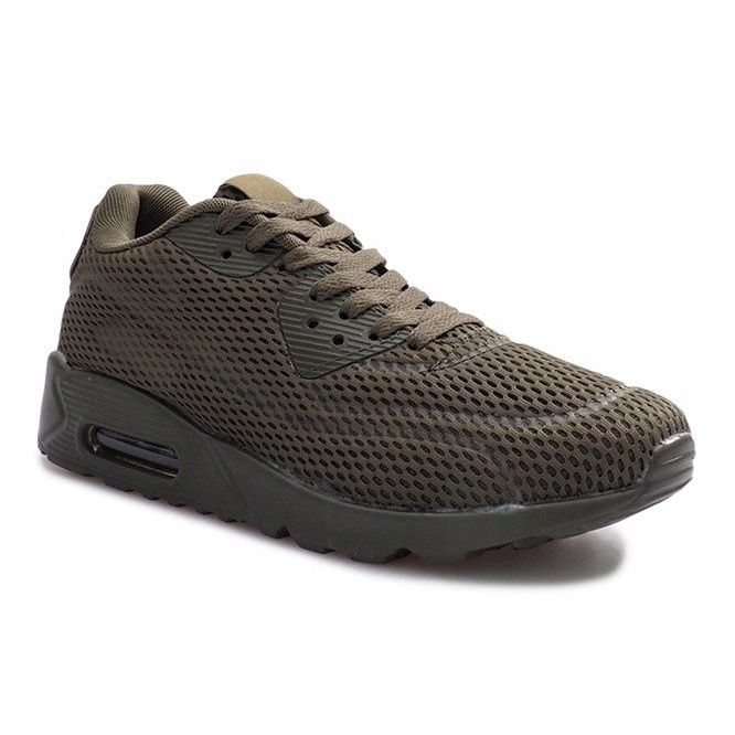 Grüne Mesh-Sportschuhe mehrfarbig 1