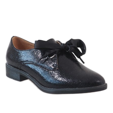 Schwarze Schnürschuhe L7100 1