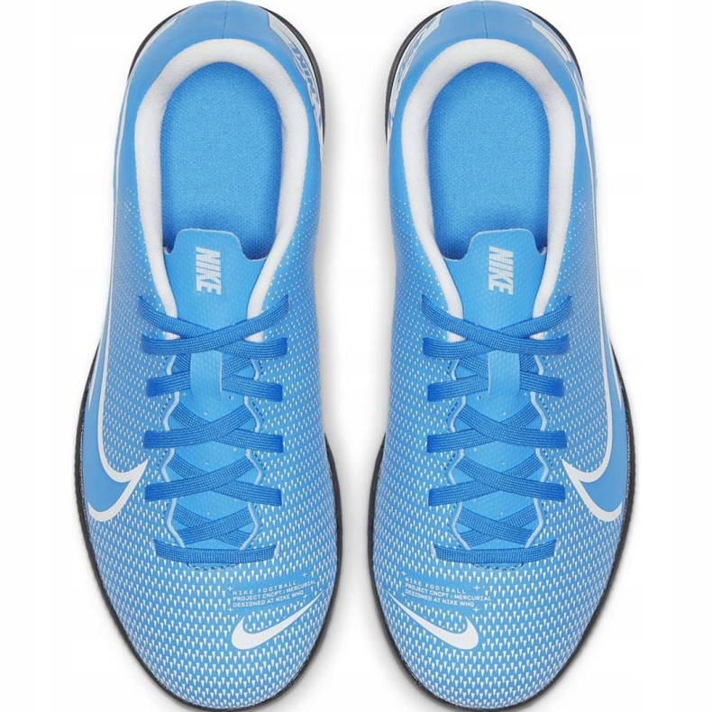 Nike Mercurial Vapor 13 Club Ic Jr AT8169-414 Fußballschuhe blau blau 2