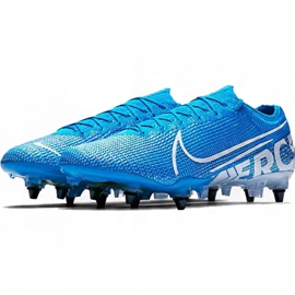 Nike Mercurial Vapor 13 Elite SG-Pro Ac M AT7899 414 Fußballschuhe blau 2