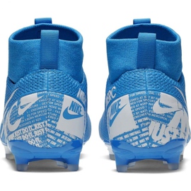 Nike Mercurial Superfly 7 Academy FG / MG Jr AT8120 414 Fußballschuhe blau 2