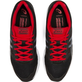 Asics Gel Contend 5 M 1011A256 005 schwarz rote Schuhe 1