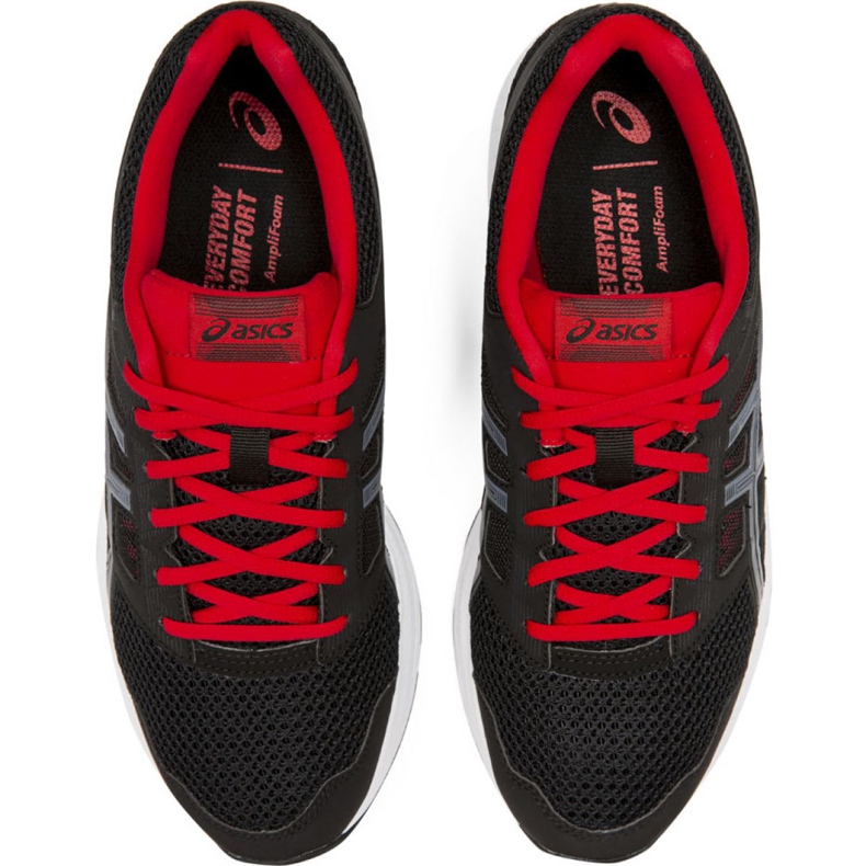 Asics Gel Contend 5 M 1011A256 005 schwarz rote Schuhe 1