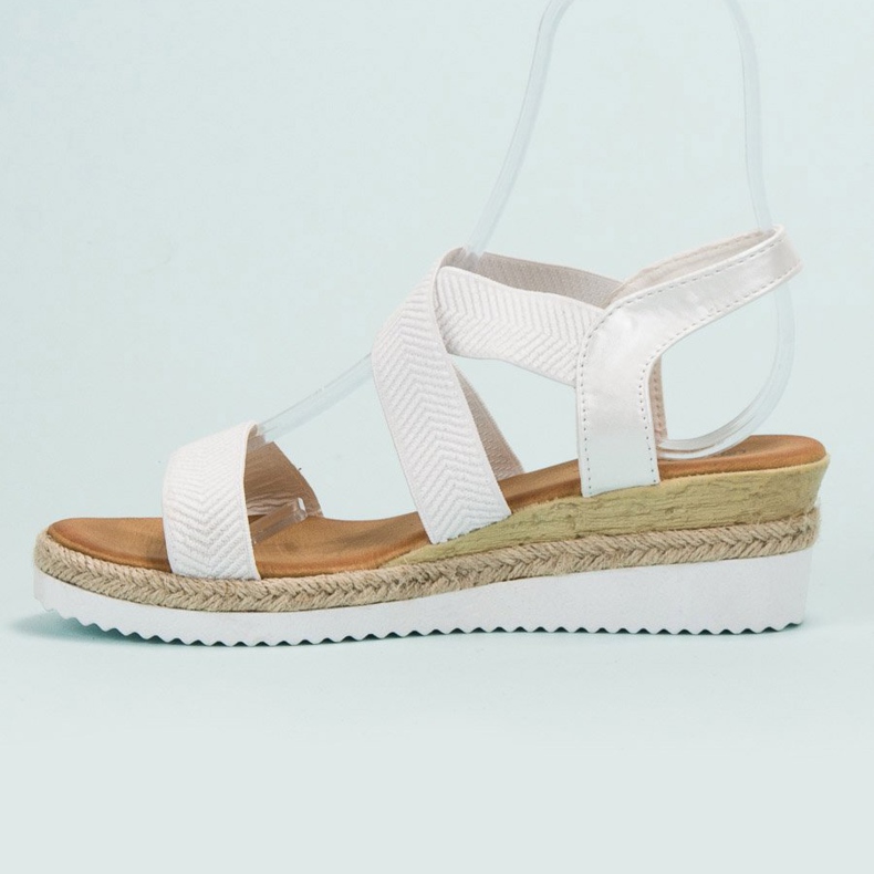 Anesia Paris Slip-on-Sandalen auf der Plattform weiß 1