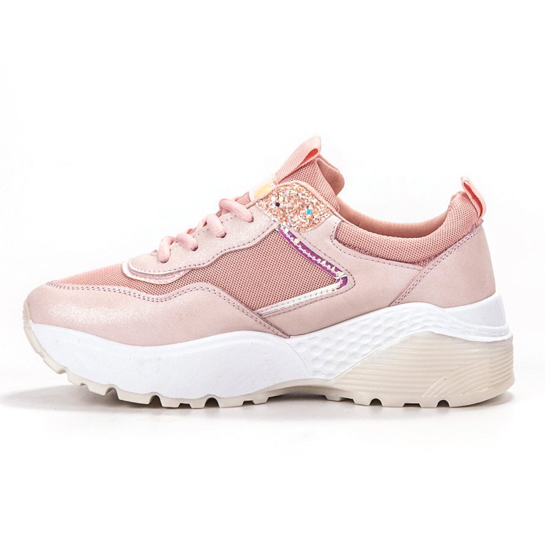 SHELOVET Schnürsneaker rosa 1