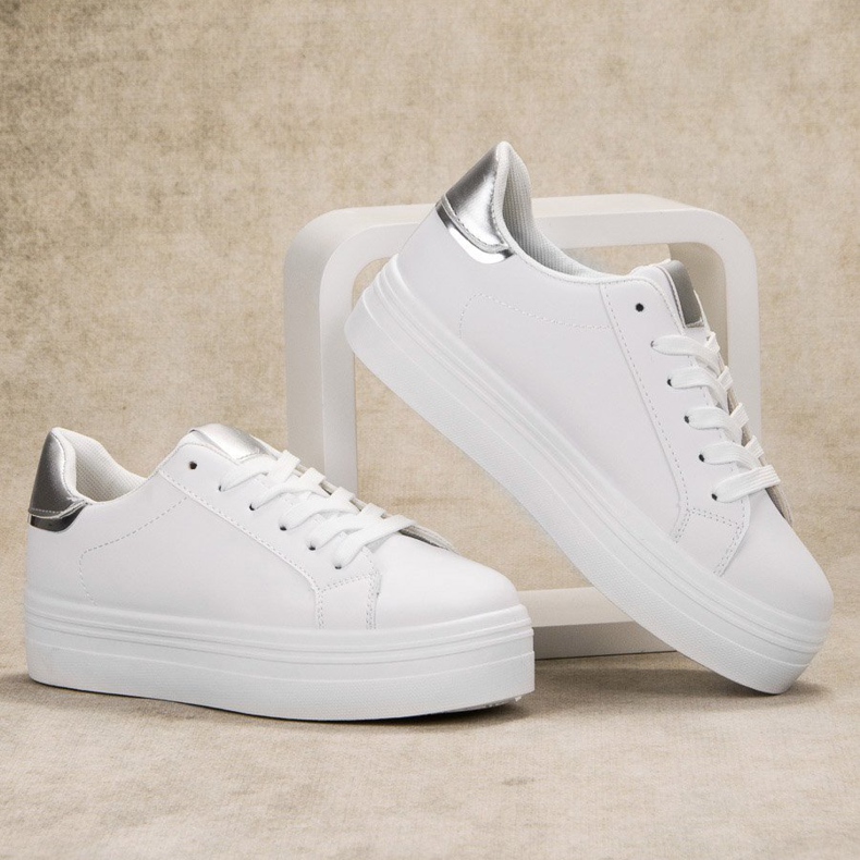 SHELOVET Modische Sportschuhe weiß 2