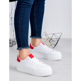 SHELOVET Modische Sportschuhe weiß rot 2