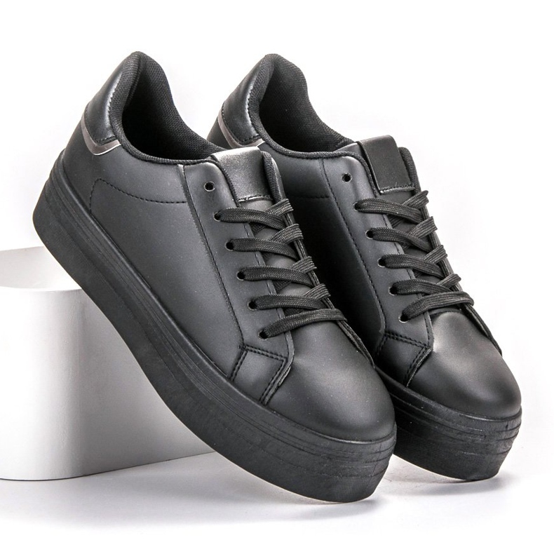 SHELOVET Modische Sportschuhe schwarz 2