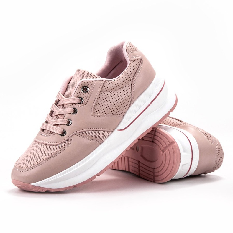 SHELOVET Sportschuhe zum Schnüren rosa 2