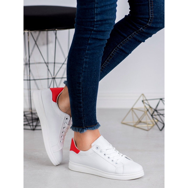 Jumex Modische Sportschuhe weiß 1