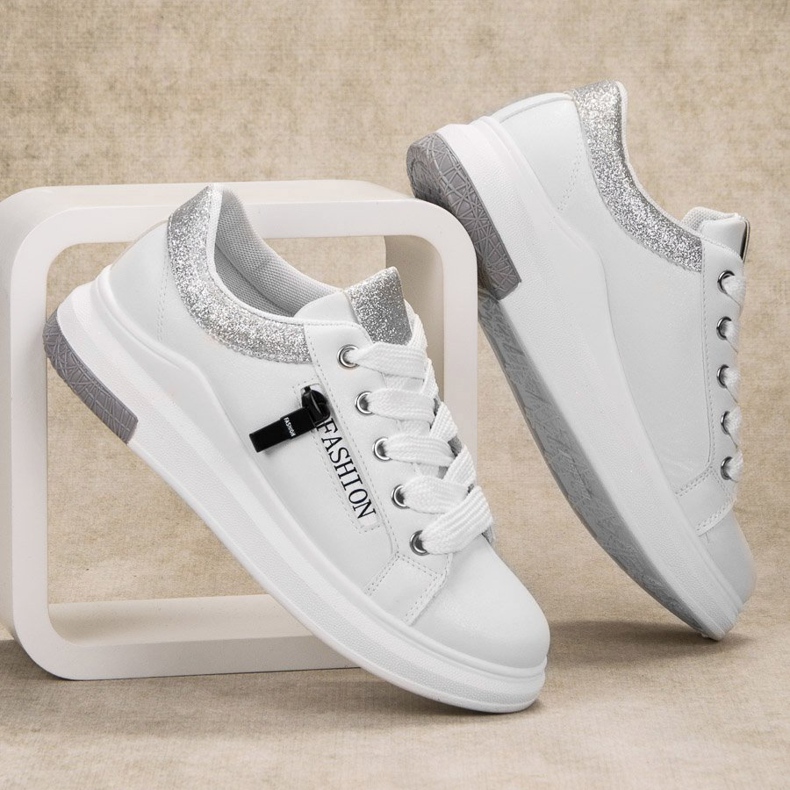 SHELOVET Mode Sportschuhe weiß 2