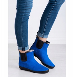 Kylie Galoschen aus Wildleder für Damen blau 1