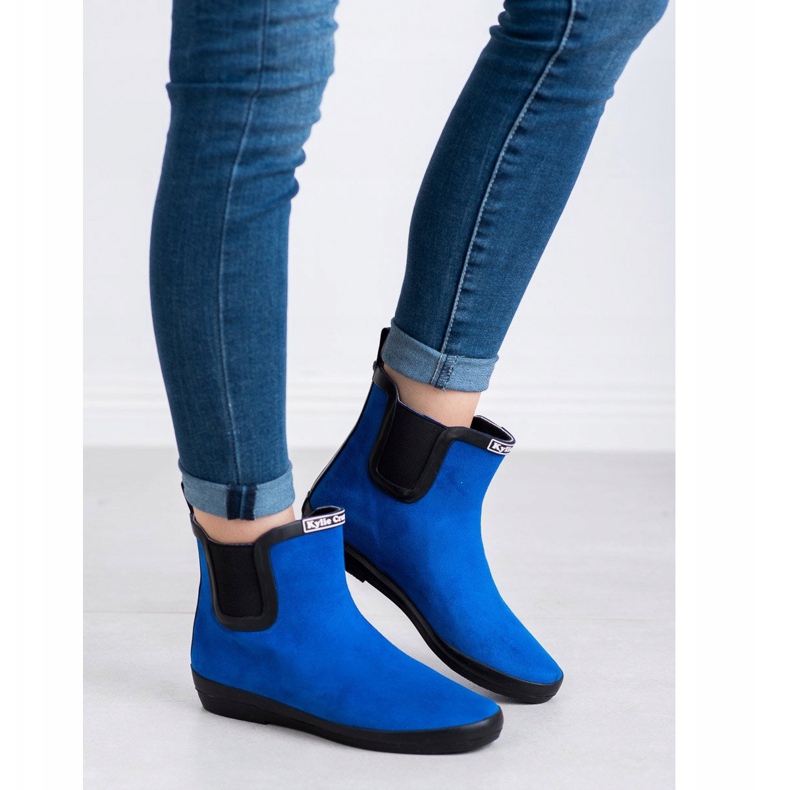 Kylie Galoschen aus Wildleder für Damen blau 1