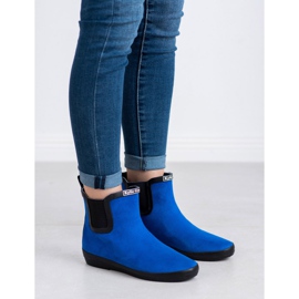 Kylie Galoschen aus Wildleder für Damen blau 2