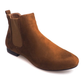 Klassische Chelsea-Stiefel H531 Camel braun 1