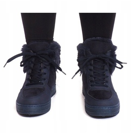 Gut isolierte Stiefel R138 Marineblau navy blau 1