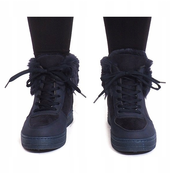 Gut isolierte Stiefel R138 Marineblau 1
