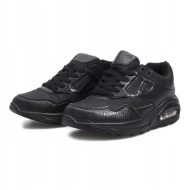 Schwarze Sport-Sneakers 1