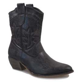 Graue Cowboystiefel 10601-1 1