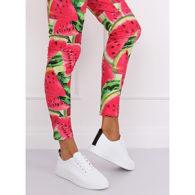 Schwarze und weiße Turnschuhe für Damen CL33315 Schwarz 1