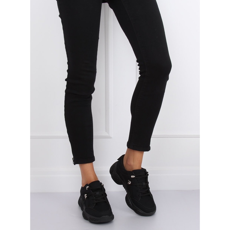 Schwarz G-222 Schwarze Sportschuhe 1