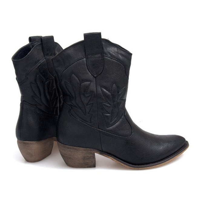 Cowboystiefel 10601 Schwarz 1