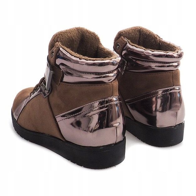 Warme Sneaker 2026-18 Khaki mehrfarbig grün 1