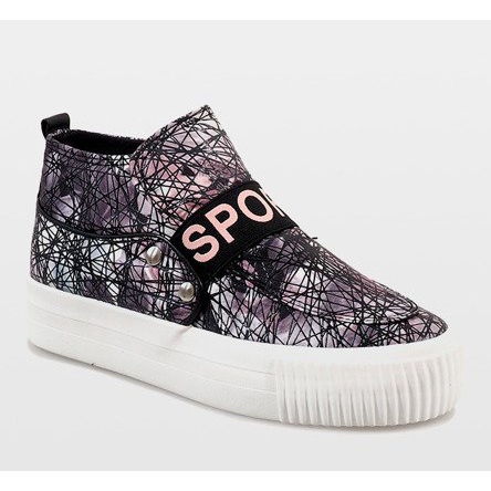 Schwarze Turnschuhe 623 mehrfarbig 1