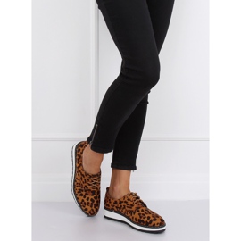 Damen Slipper Leopard C-7225 Leopard Print braun 2