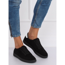 Schwarze Damen-Sneaker LX-9857 Black 2