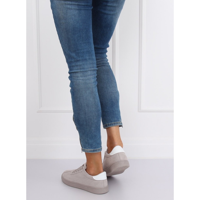 Grau Damen Sneakers LX-9857 Grau 1