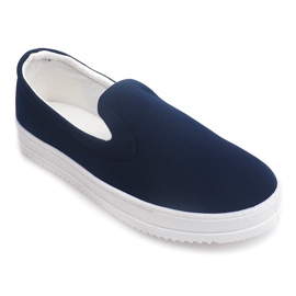 Turnschuhe Slip On M011 Marineblau navy blau 1