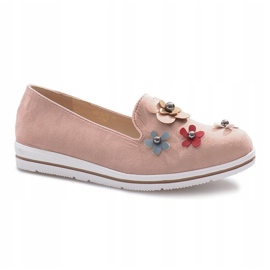 Rosa Multi-Blumen Keilabsatz 1