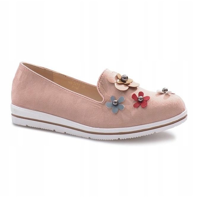 Rosa Multi-Blumen Keilabsatz 1