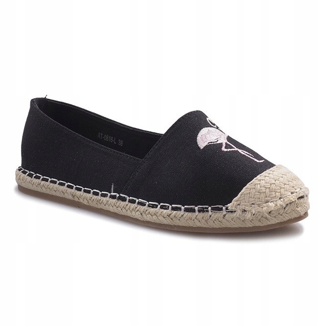 Schwarze Flaming Espadrilles 1