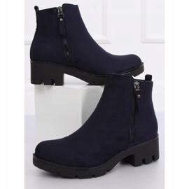 NC832 Marineblaue Jodhpur-Stiefel navy blau 2