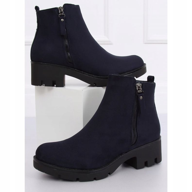 NC832 Marineblaue Jodhpur-Stiefel navy blau 2