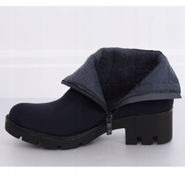 NC832 Marineblaue Jodhpur-Stiefel navy blau 1