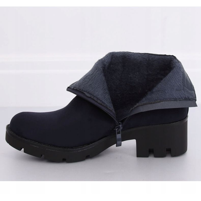 NC832 Marineblaue Jodhpur-Stiefel 1