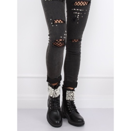 Schwarze Militärstiefel NC860 Schwarz 1