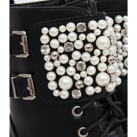 Schwarze Militärstiefel NC860 Schwarz 2