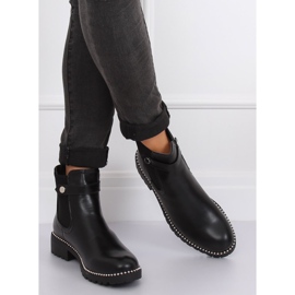 Schwarze Stiefel für Damen Jodhpur-Stiefel NC886 Schwarz 2