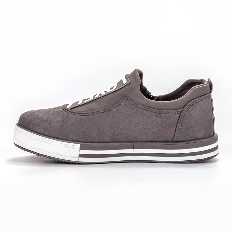 SHELOVET Love Wildleder Sportschuhe grau 1