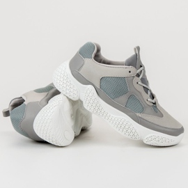 SHELOVET Modische graue Turnschuhe 1