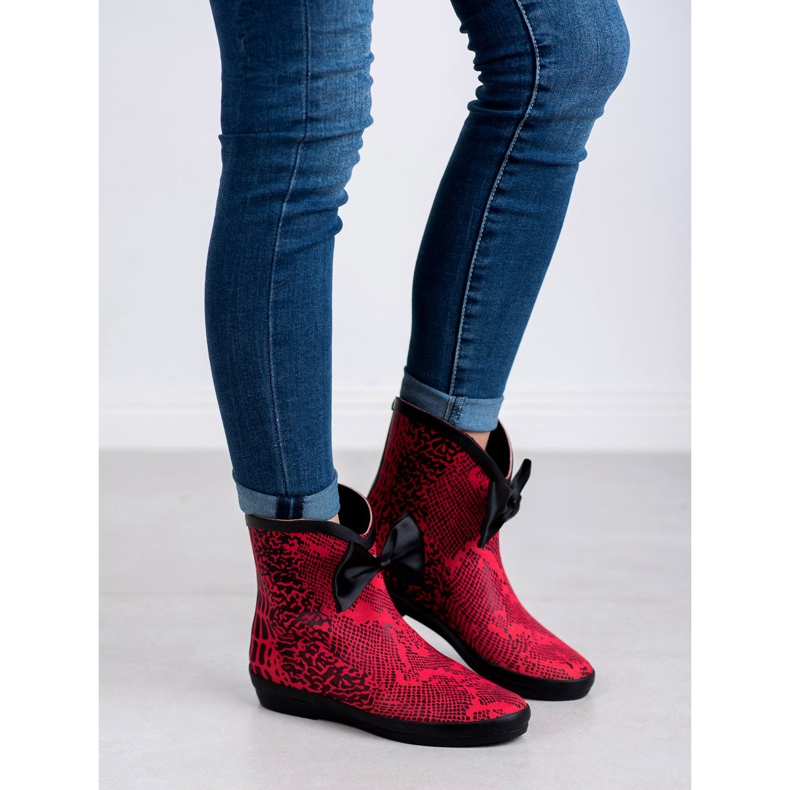 Kylie Regenstiefel rot 1